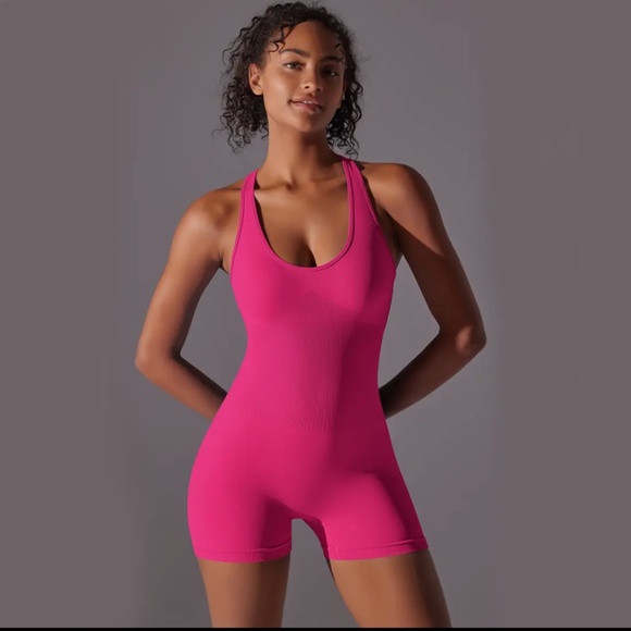 Hot Pink Athletic Set - Picture 1 of 3